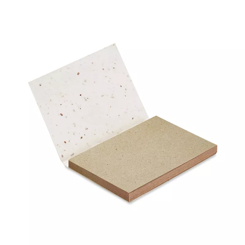 Karteczki samoprzylepne z trawy 50 szt. GROW ME - Bialy (MO6234-06)