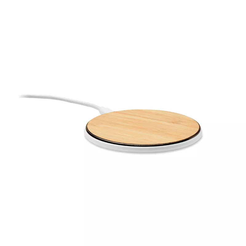 Ładowarka z bambusowym blatem 10W DESPAD + - Drewna (MO6563-40)