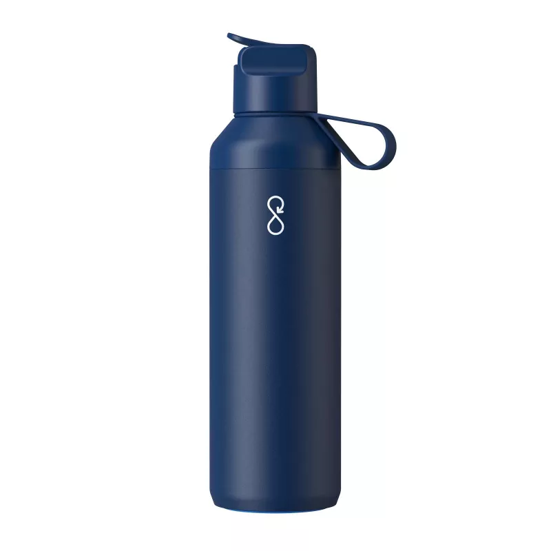 Bidon Ocean Bottle Peak GO 710 ml z recyklingowanej stali nierdzewnej - Ocean Blue2 (10094055)