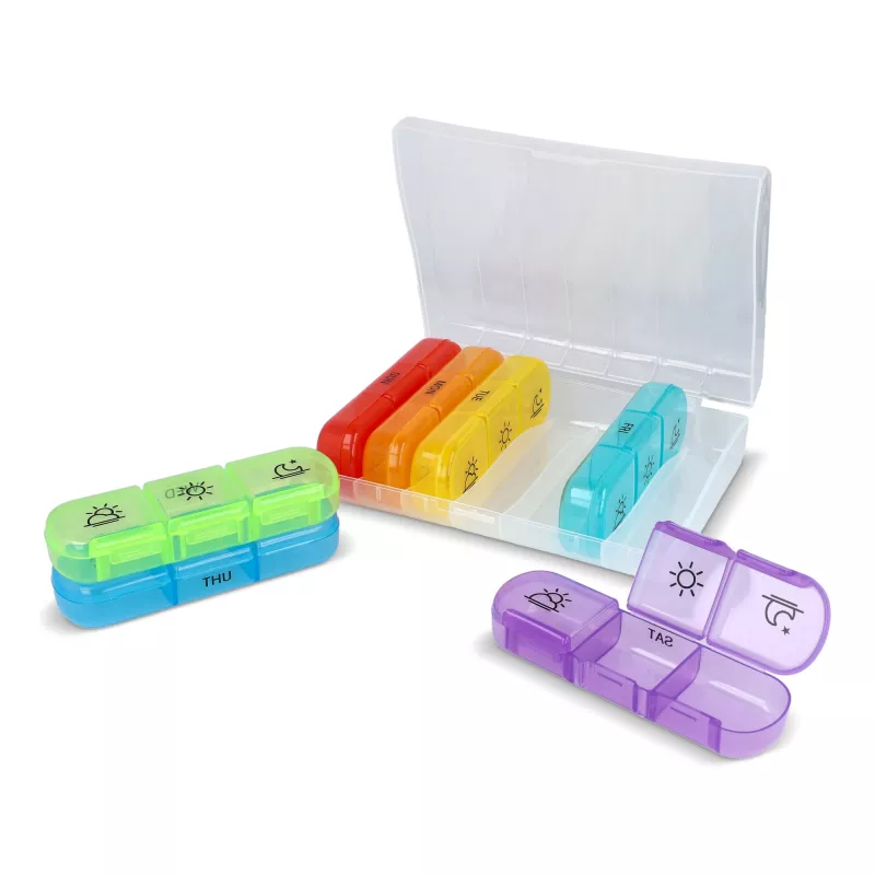 7-dniowy pojemnik na tabletki Joseph - Asortyment fluoru (LT92741-N0099)