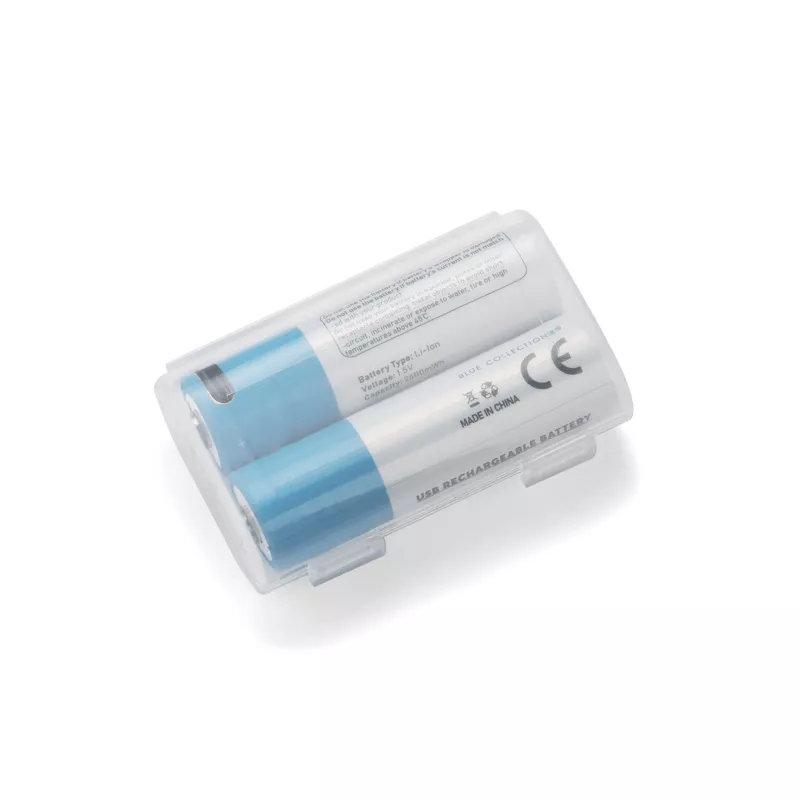 Zestaw akumulatorków AA 1600 mAh - przezroczysty (09125)