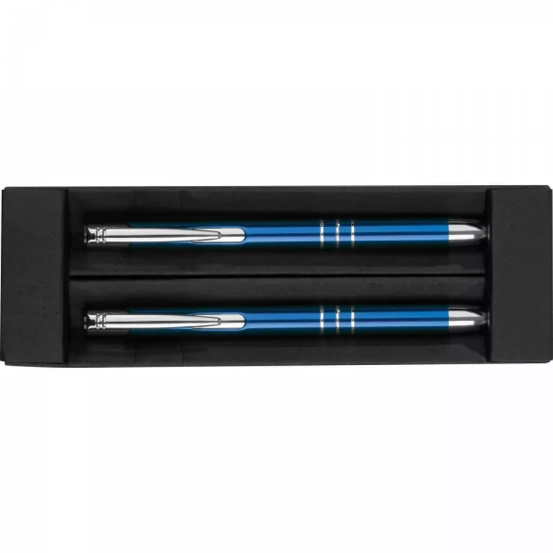 Zestaw piśmienny długopis i ołówek automatyczny KELLY - niebieski (1333004)