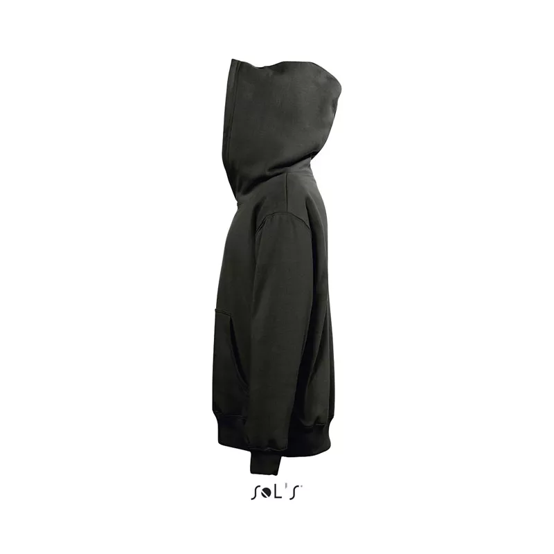 Bluza dziecięca z kapturem 280 g/m² Sol's SLAM KIDS - Czarny (S13255-BK)