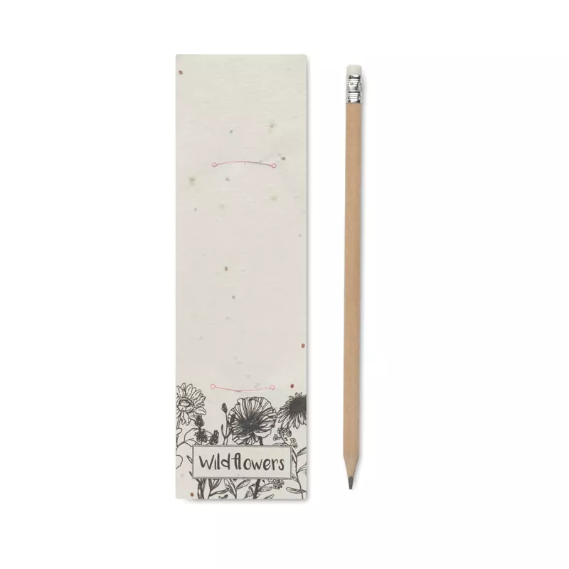 Ołówek w etui z papieru siewnego PENSEED - Bialy (MO2257-06)