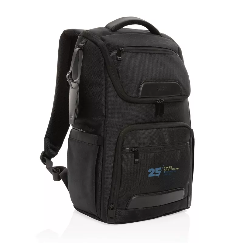 Plecak na laptopa Swiss Peak 15,6", ochrona RFID - czarny (P762.881)