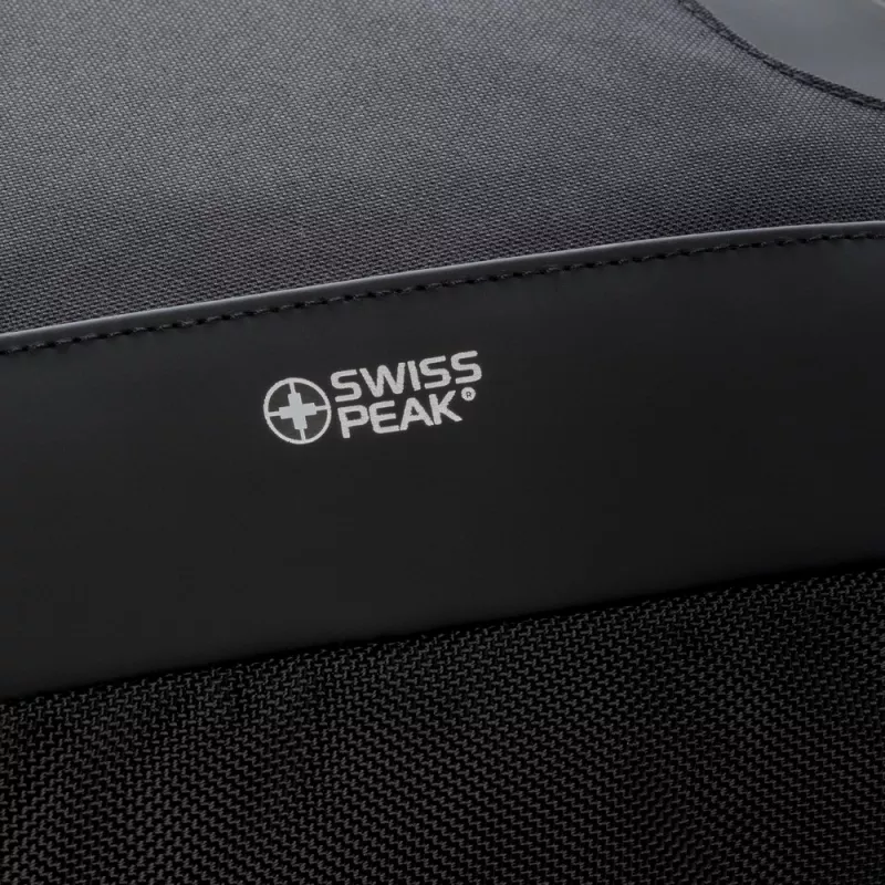 Plecak, torba na laptopa 15" Swiss Peak, ochrona RFID - czarny (P762.451)