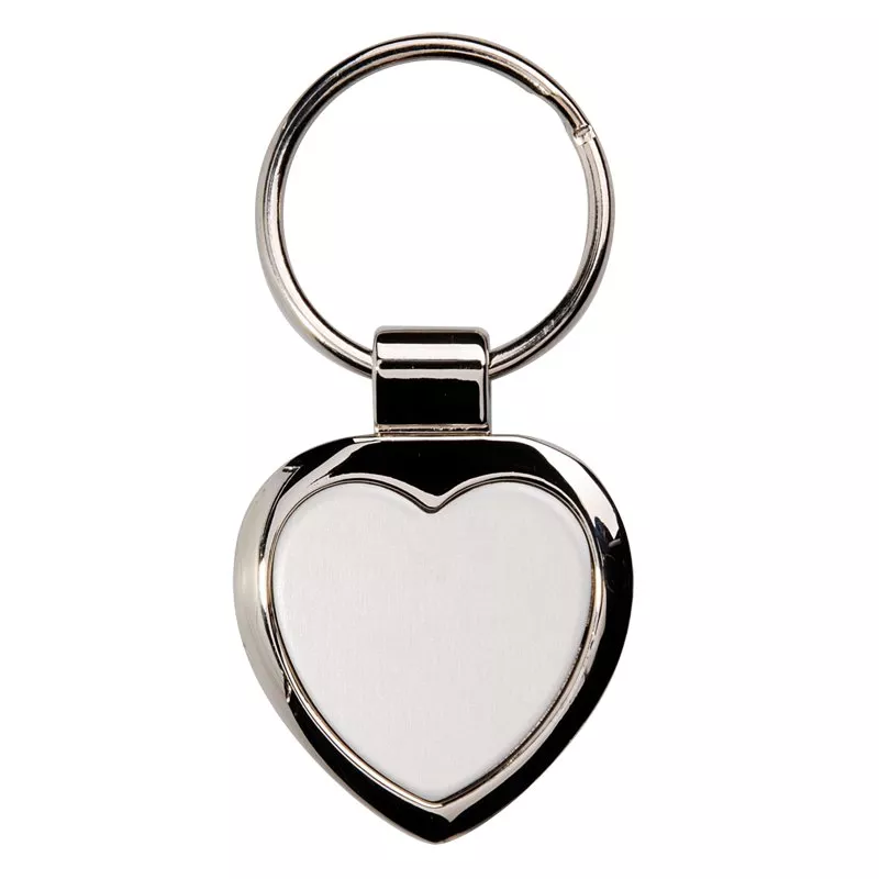 Brelok metalowy Stout Heart - srebrny (R73277)