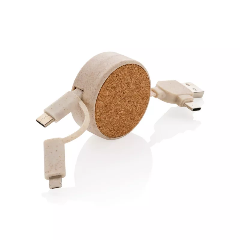 Zwijany kabel do ładowania - brązowy (P302.369)