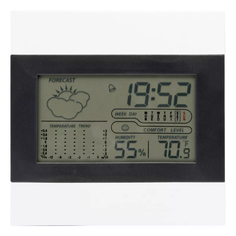 Stacja pogodowa - czarny, srebrny (56-0401032)