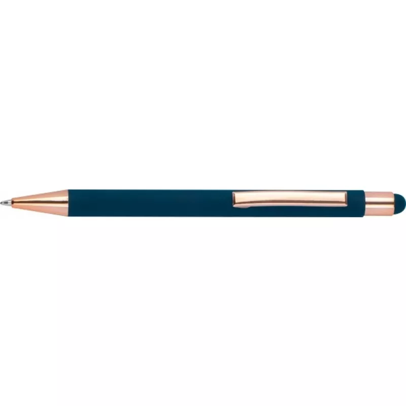 Długopis metalowy touch pen soft touch MIRAMAR - granatowy (432844)