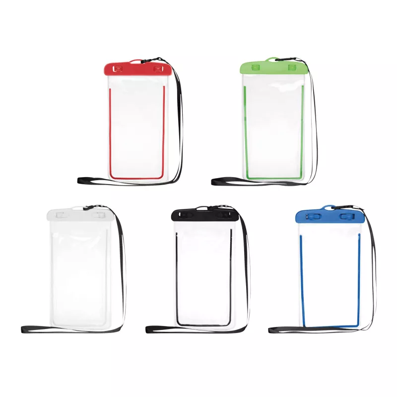 Torebka na telefon DIVER - czarny, transparentny (56-0404925)