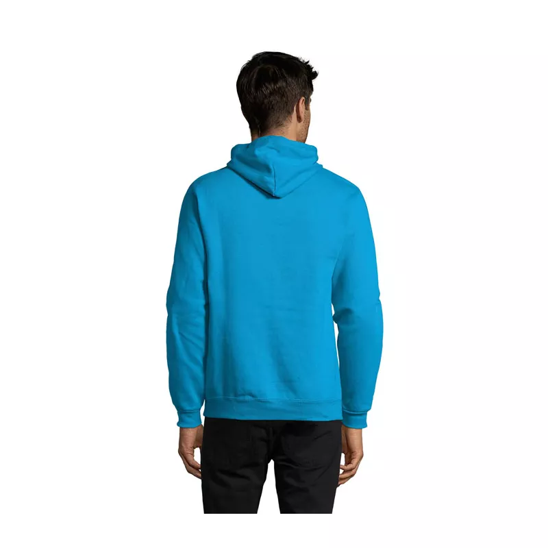 Bluza unisex z kapturem 280 g/m² Sol's SNAKE - Aqua (S47101-AQ)