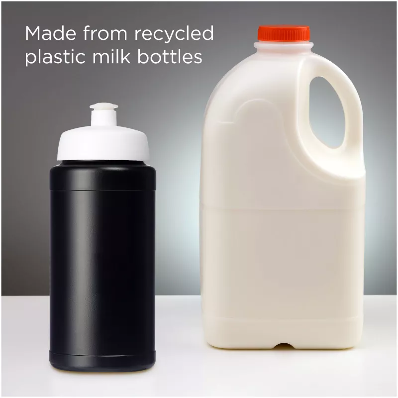 Baseline 500 ml butelka sportowa z recyklingu - Biały (21044401)