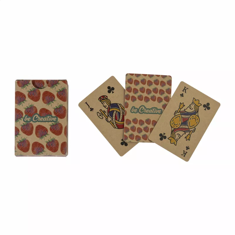 CreaCard Pocket Eco personalizowane karty do gry - naturalny-a (AP715035)