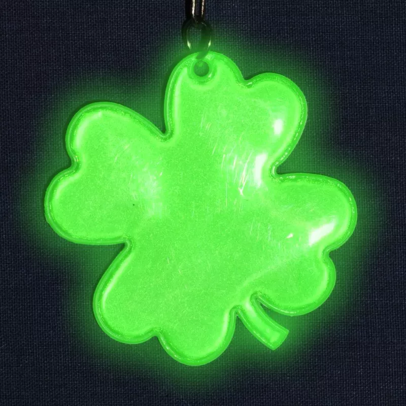 Brelok odblaskowy Lucky Clover - zielony (R73243.51)