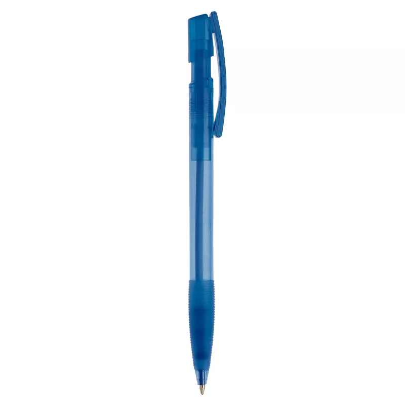 Transparentny długopis Nash - niebieski transparentny (LT80802-N0411)