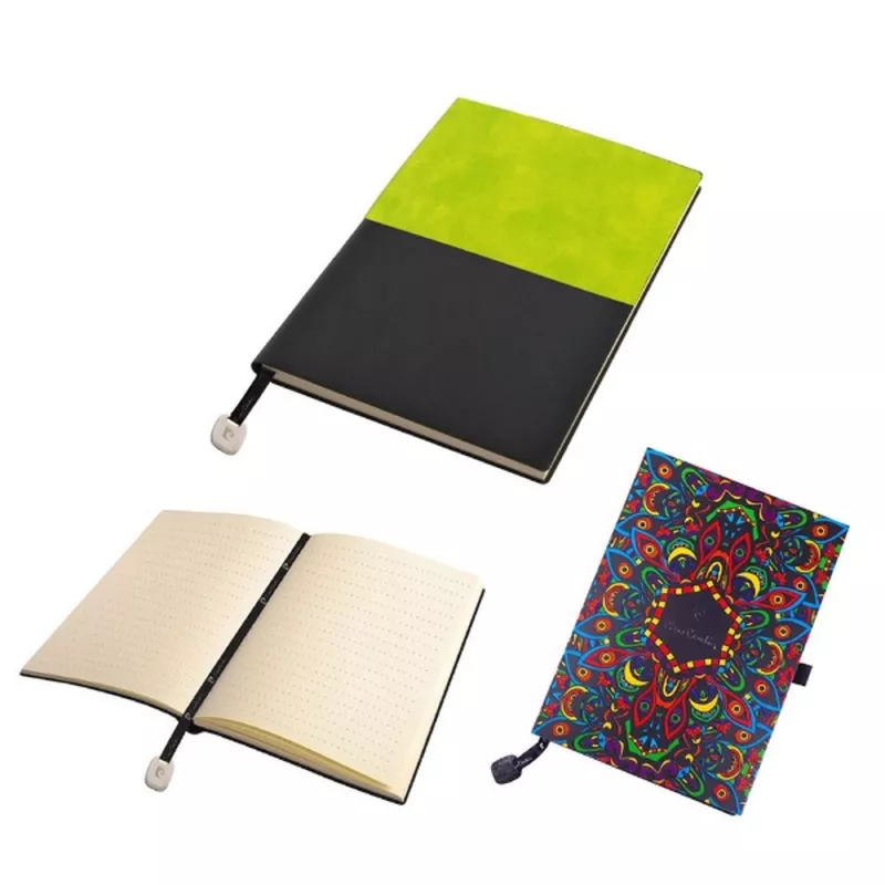 Notatnik A5 w kropki REPORTER Pierre Cardin - zielony (B4000504IP309)