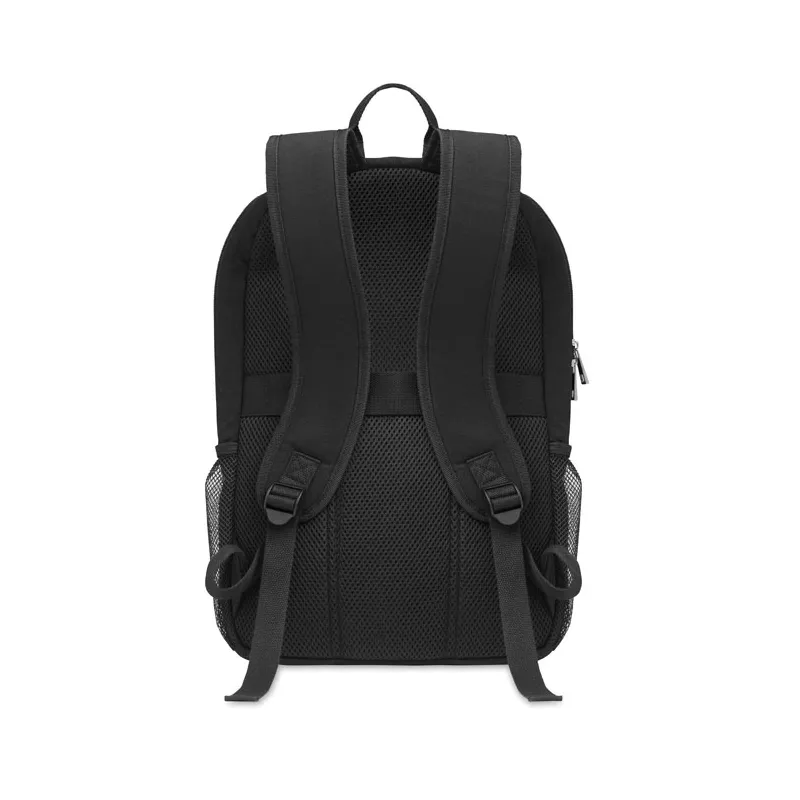 Plecak na laptopa 15" z płótna canvas 340 g/m² EIRI - Czarny (MO6763-03)