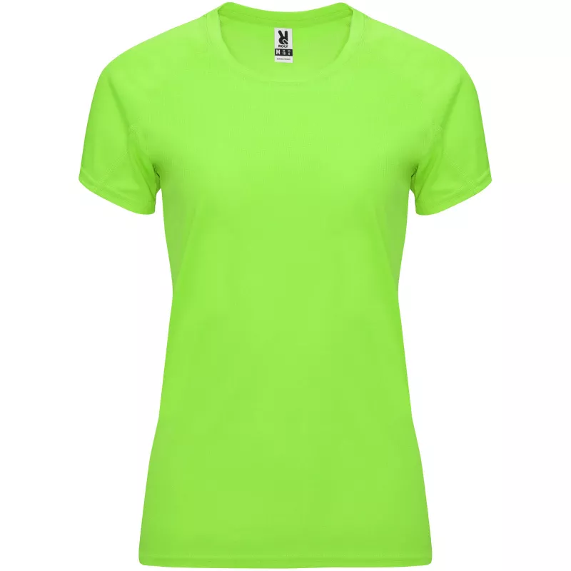 Damska koszulka techniczna 135 g/m² ROLY BAHRAIN WOMAN 0408 - Fluor Green (R0408-FLGREEN)