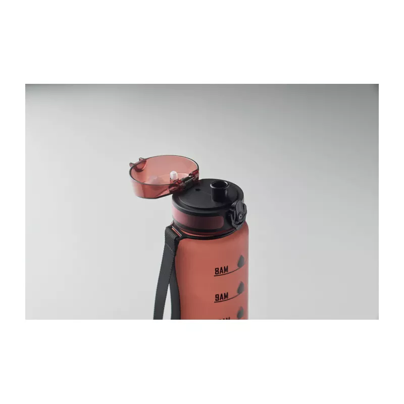 Butelka sportowa RPET 1000 ml ISFORDEN MARK - Burgund (MO2672-02)