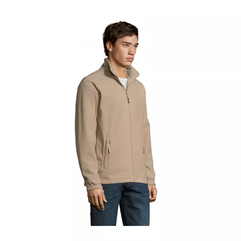 Bluza polarowa męska rozpinana 300 g/m² Sol's NORTH - Rope (S55000-RO)