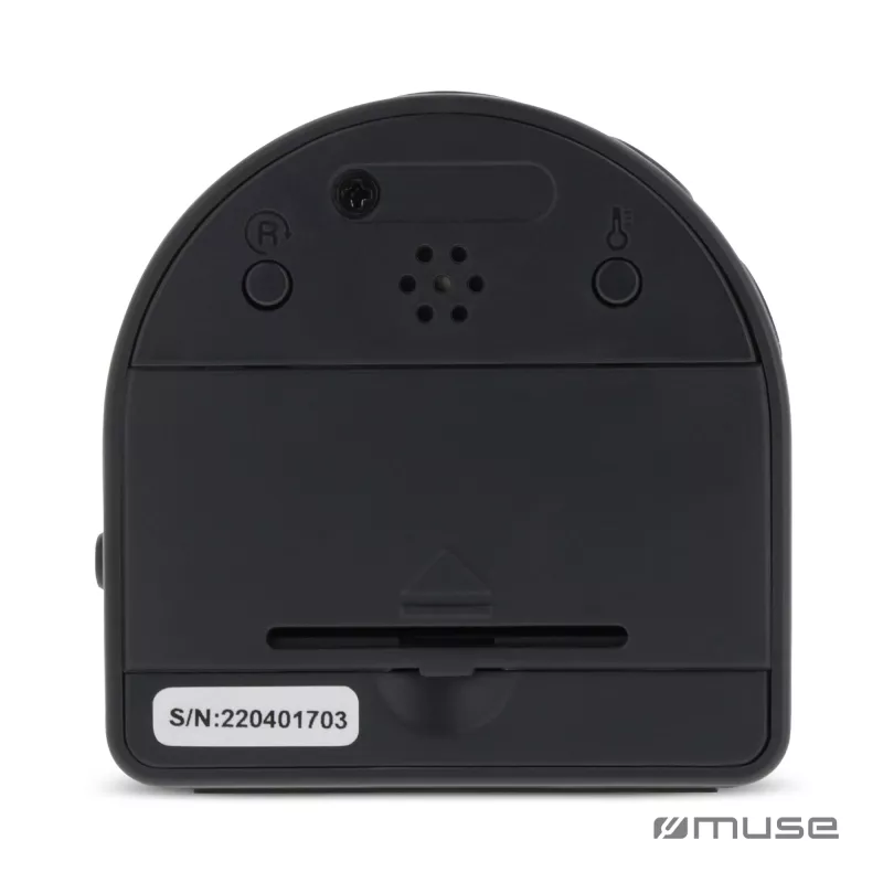 M-09 C | Muse Travel Alarm Clock - czarny (LT45812-N0002)