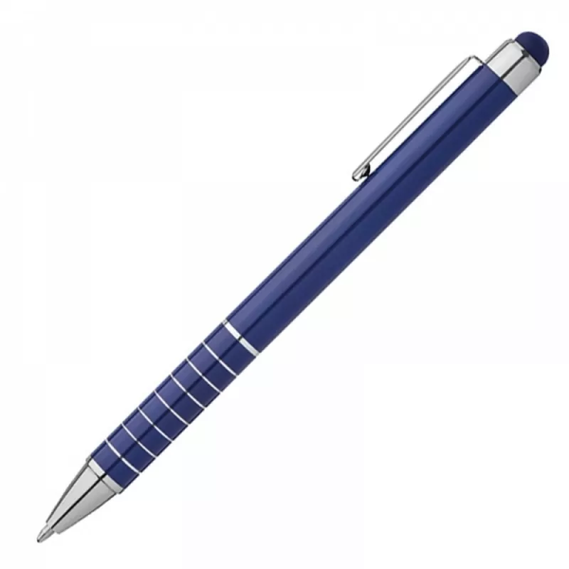 Długopis metalowy touch pen LUEBO - niebieski (041804)