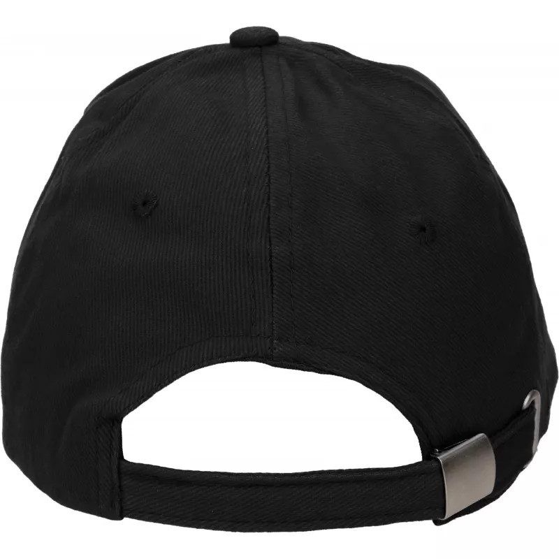 Czapka z daszkiem bawełniana 6 paneli, 260 g/m² CURTIS - czarny (5046603)