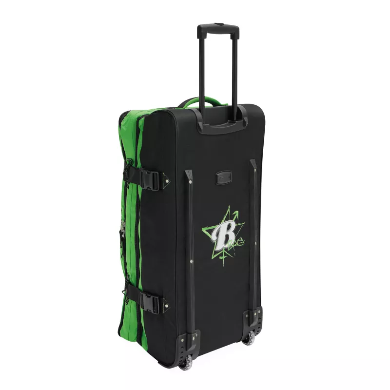 Torba podróżna na kółkach BoGi XL - czarny, zielony (56-2250728)