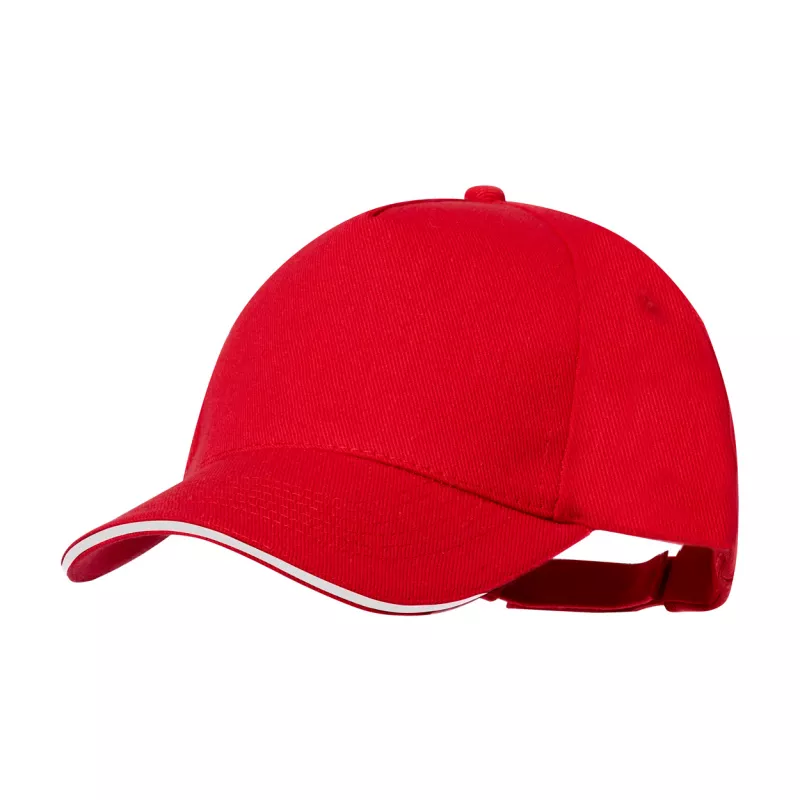 Sandrok czapka z daszkiem RPET - czerwony (AP733935-05)