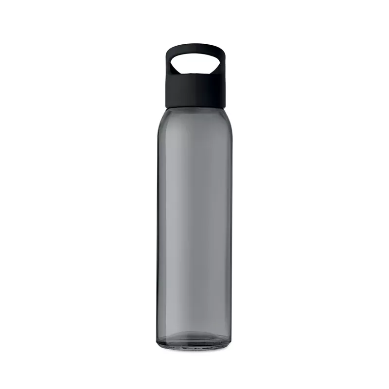Butelka szklana z uchwytem 470 ml PRAGA - Czarny (MO9746-03)