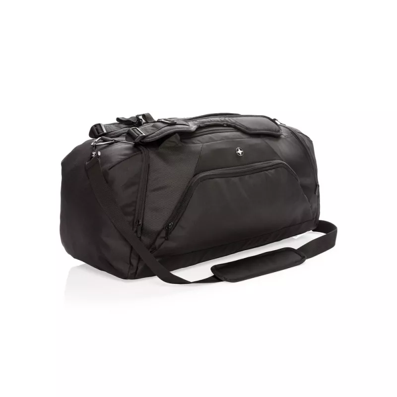 Plecak, torba sportowa, podróżna Swiss Peak, ochrona RFID - czarny (P762.261)