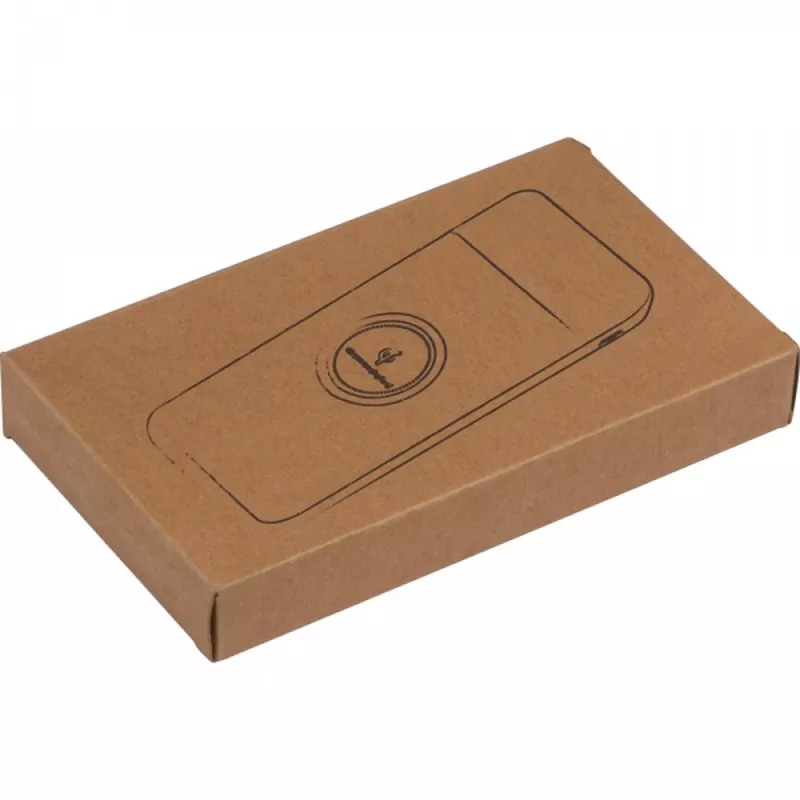 Power bank 8000 mAh indukcyjny SEBASTIANO - czarny (3082303)