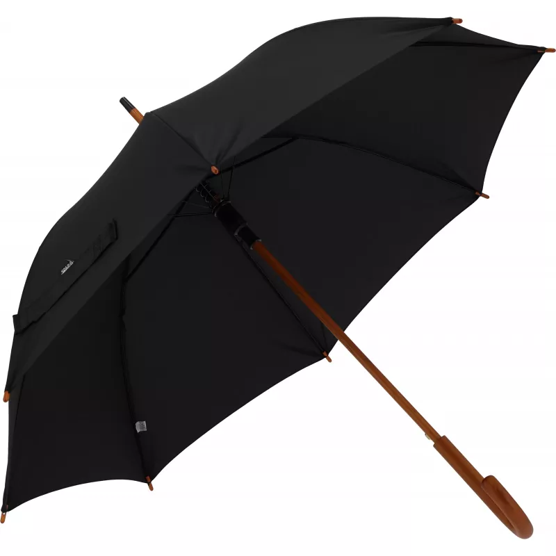 Parasol automatyczny Ø105 rPET HASSELT - czarny (243603)