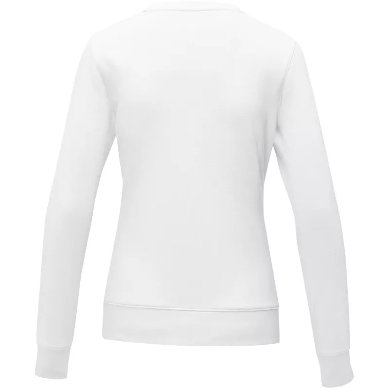 Damska bluza z okrągłym dekoltem Zenon - Biały (38232-WHITE)