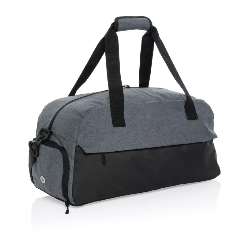 Torba sportowa, podróżna AWARE™ Kazu, RPET - szary (P707.202)