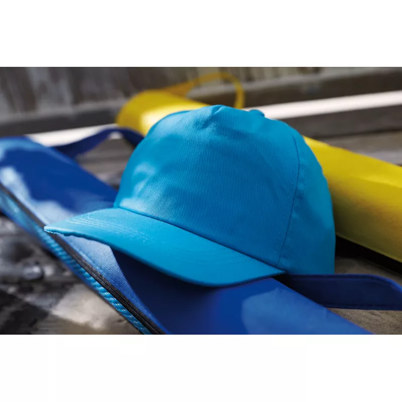 5-segmentowa czapka FAVOURITE - jasnoniebieski (56-0702057)