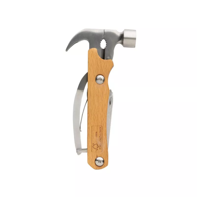 Drewniane narzędzie wielofunkcyjne "młotek" - brązowy (P221.209)