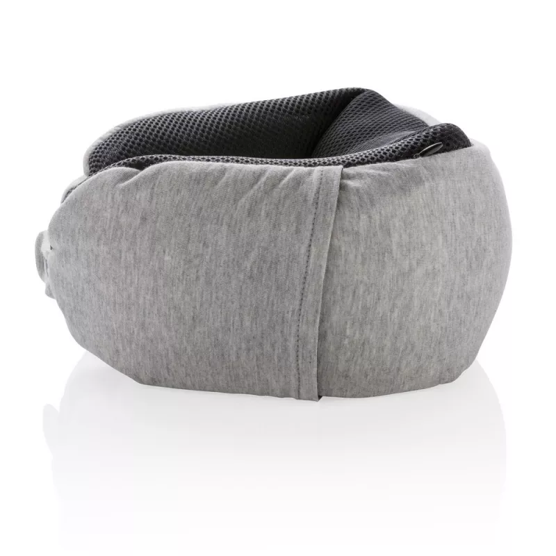 Zagłówek podróżny Deluxe - szary, czarny (P820.162)