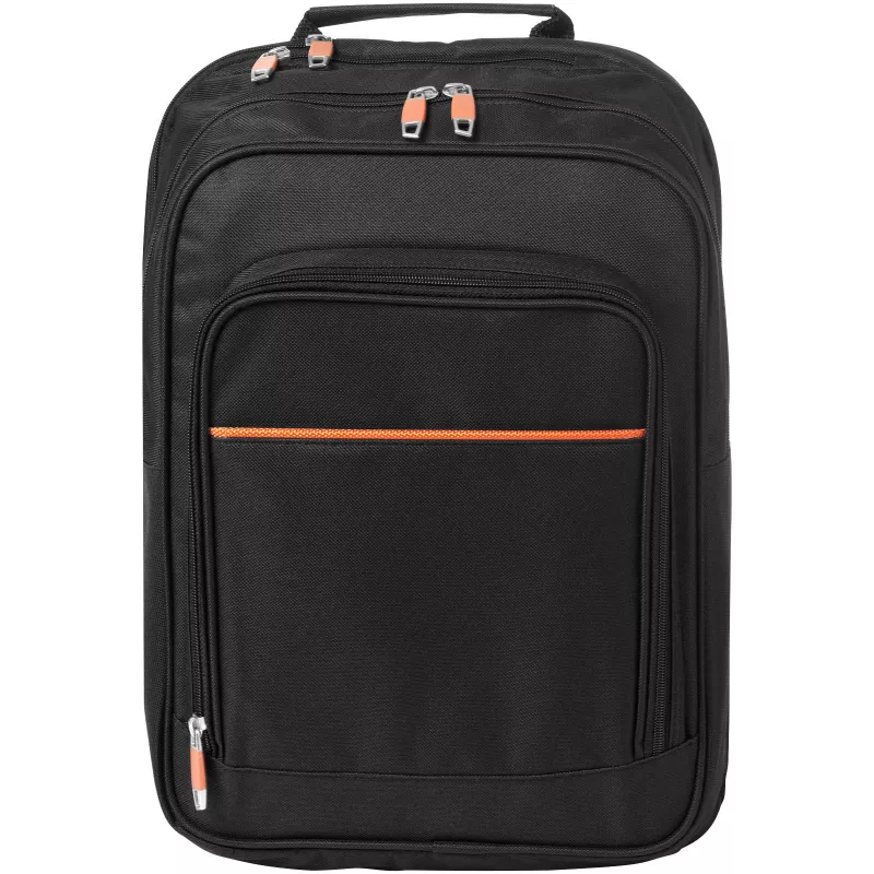 Plecak Harlem na laptop 14" - Czarny-Pomarańczowy (11992100)