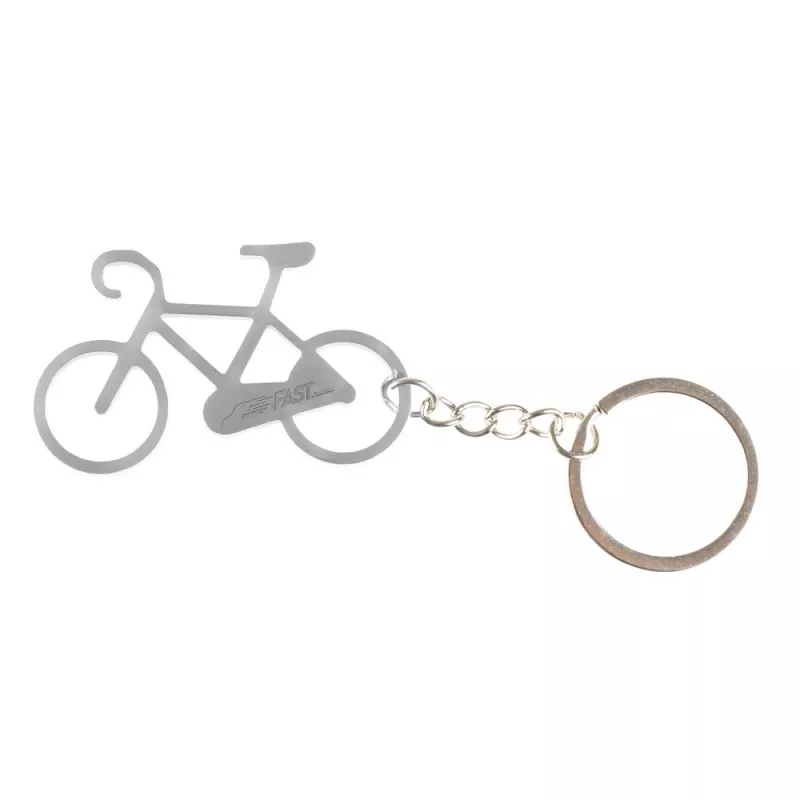 Brelok do kluczy "rower" - srebrny (V8430-32)