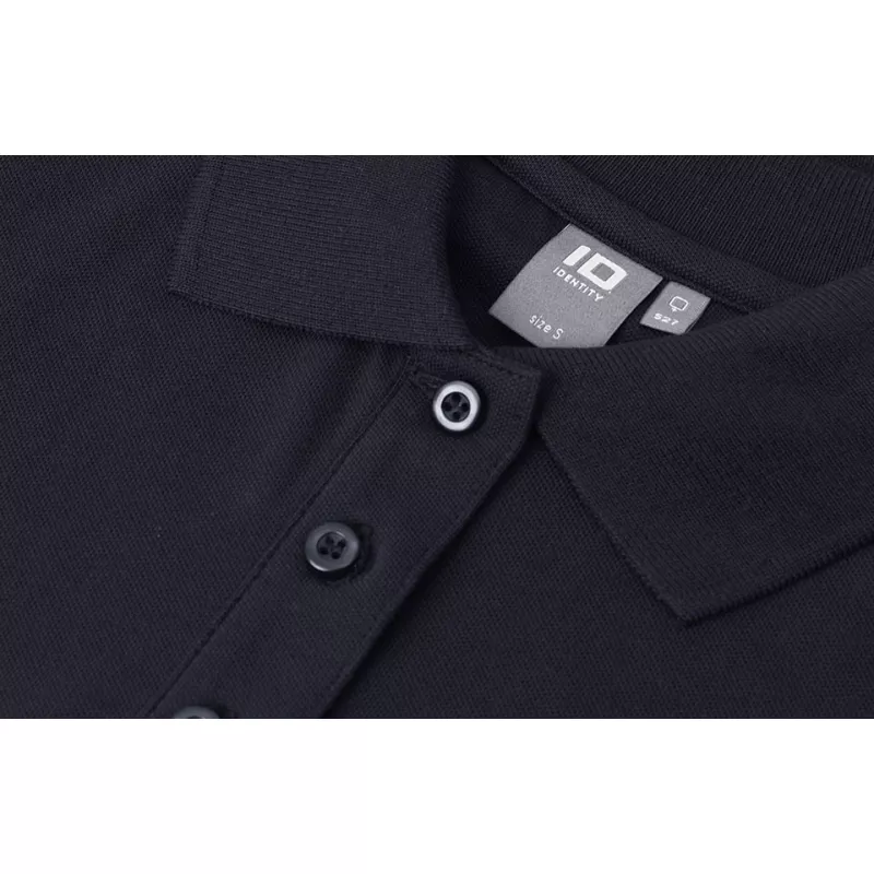 Koszulka bawełniana damska 210 g/m² ID Polo/stretch 527 - Navy (0527-NAVY)