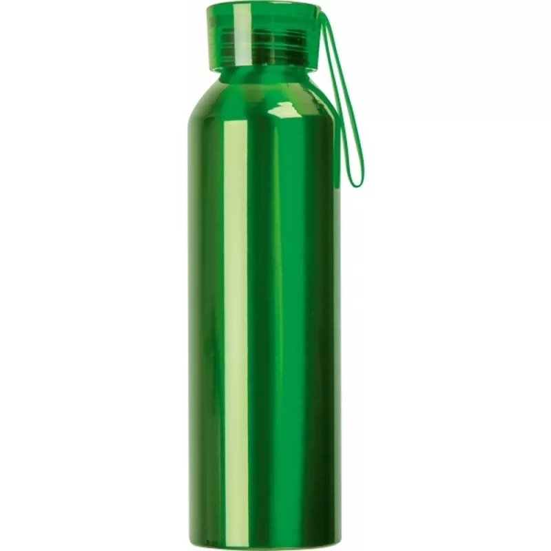 Butelka z aluminium z recyklingu CORK 600 ml - zielony (424709)