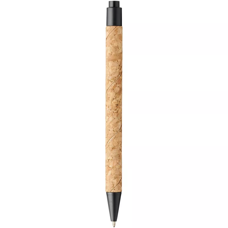 Długopis Midar z korka i słomy pszennej - Czarny-Piasek pustyni (10738500)