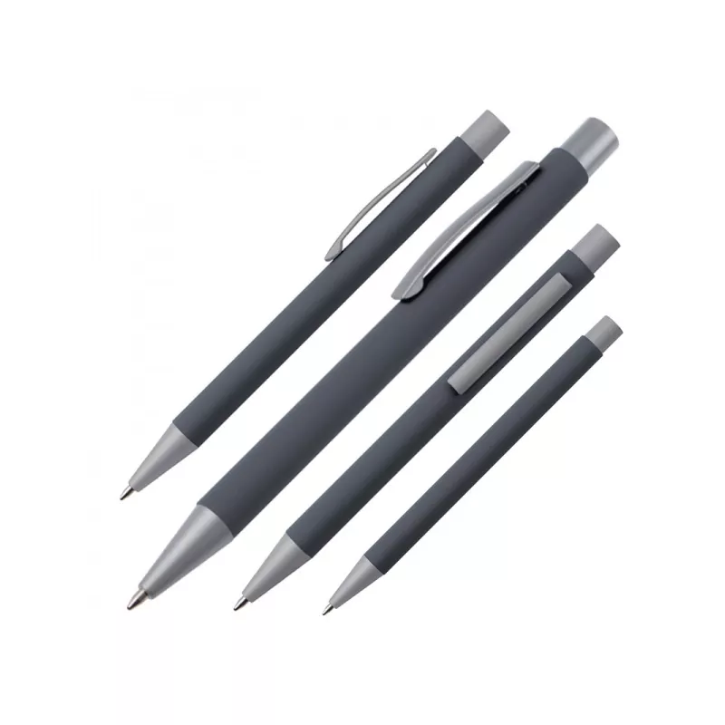 Metalowy długopis reklamowy ABU DHABI - grafitowy (093577)