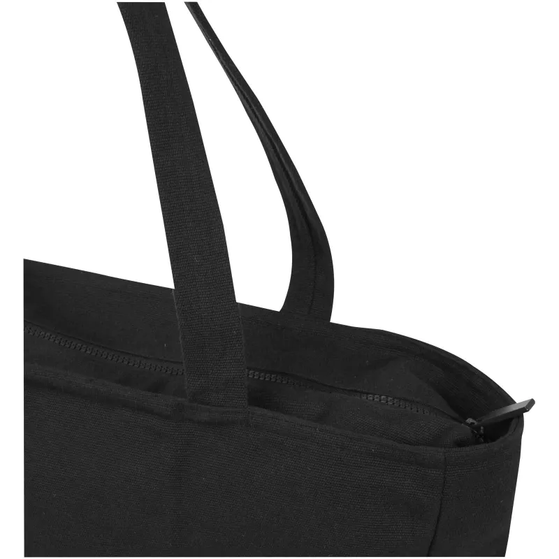 Weekender torba na zakupy z materiału z recyklingu o gramaturze 500 g/m² - Czarny (12071290)