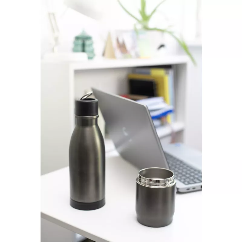 Butelka termiczna DRINNO 500 ml - grafitowy (16054-15)