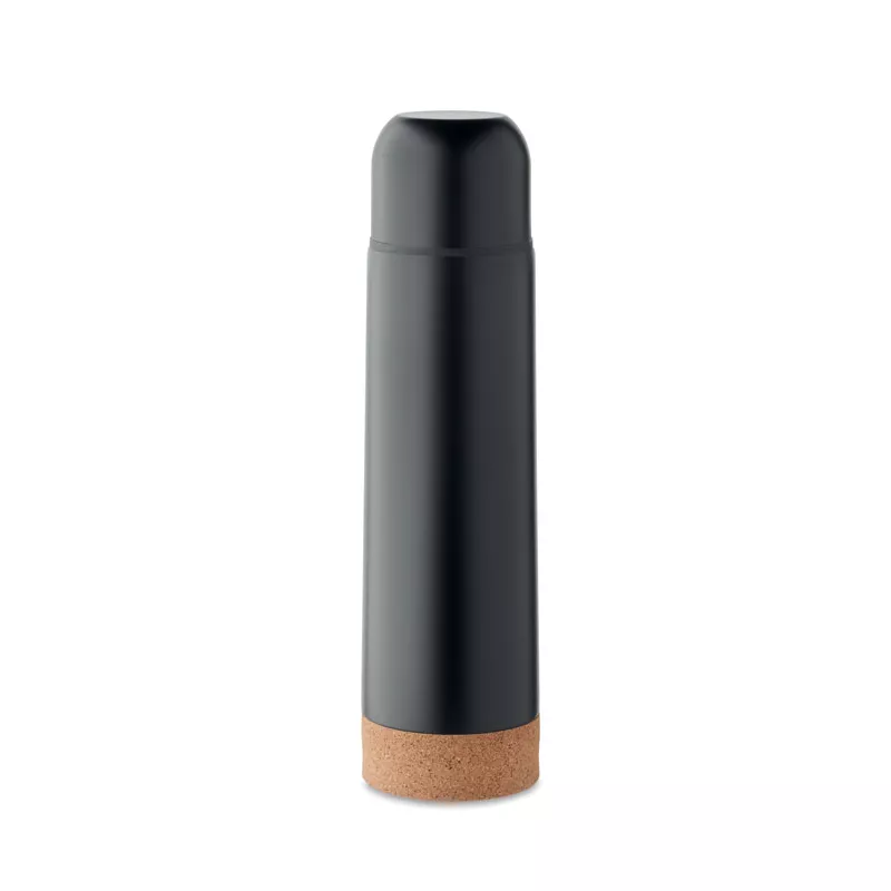 Termos ze stali z recyklingu 500 ml AVENTUR - Czarny (MO2228-03)
