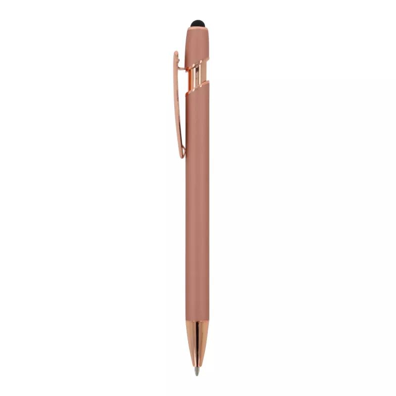Długopis metalowy gumowany Paris Deluxe - różowe złoto (LT87783-N0045)
