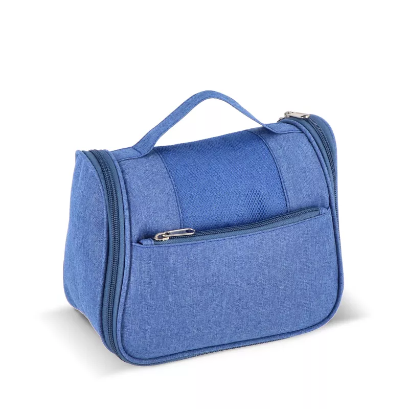 Torba podróżna na kosmetyki rPET 300D Kora - niebieski (LT95396-N0011)